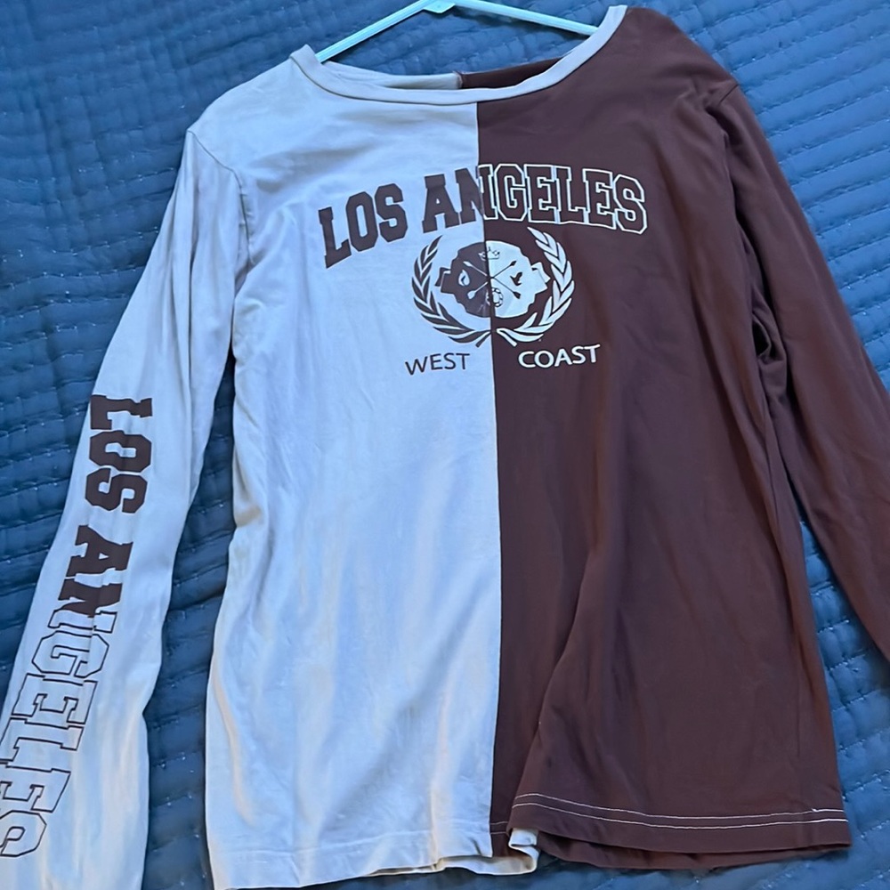 Brown and Tan long sleeve